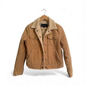 Vintage Kenneth Cole Reaction Camel Corduroy and Sherpa Jacket - Women’s Medium